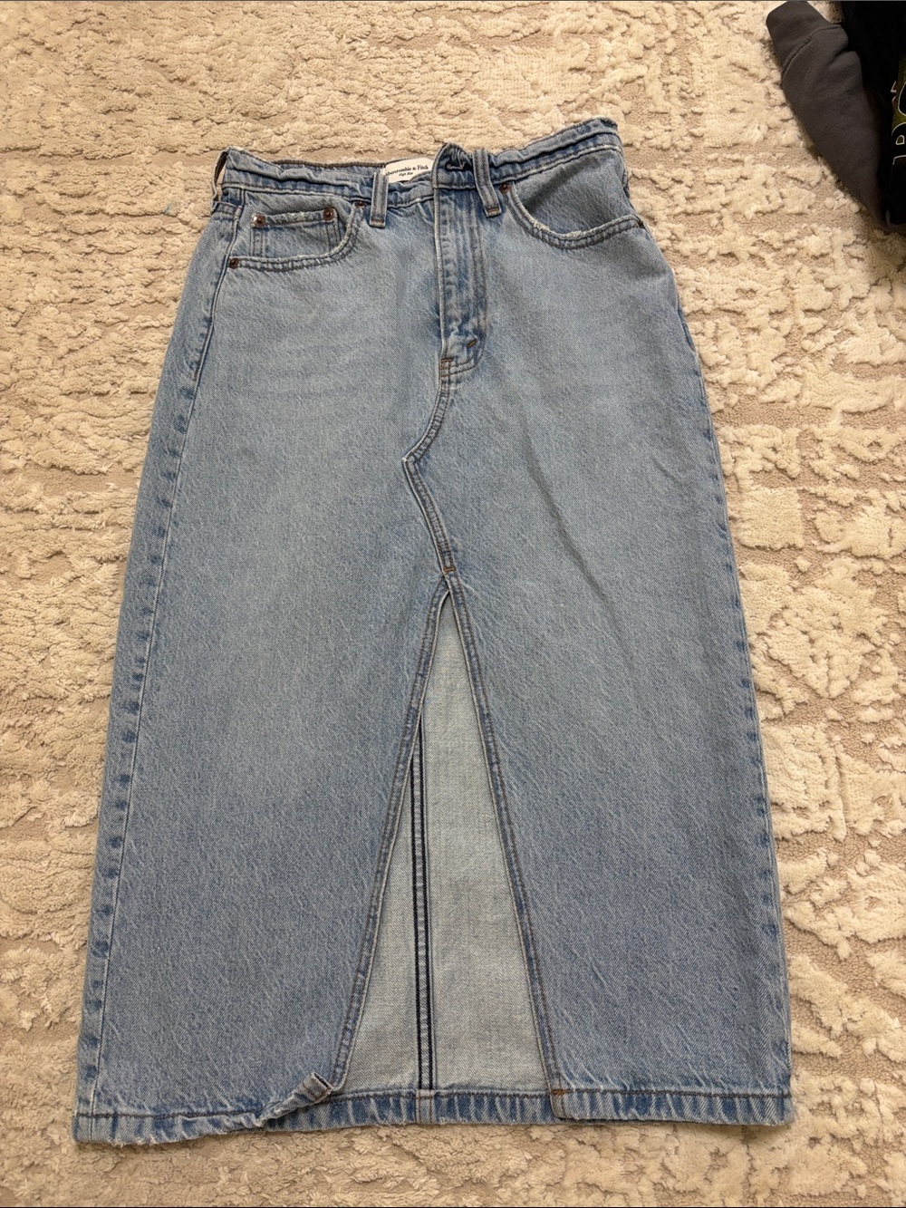Abercrombie long jean skirt